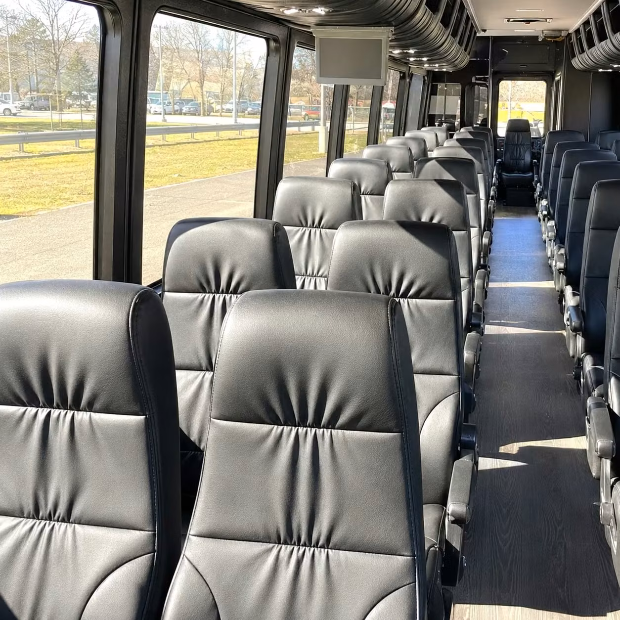 28 passenger minibus inside