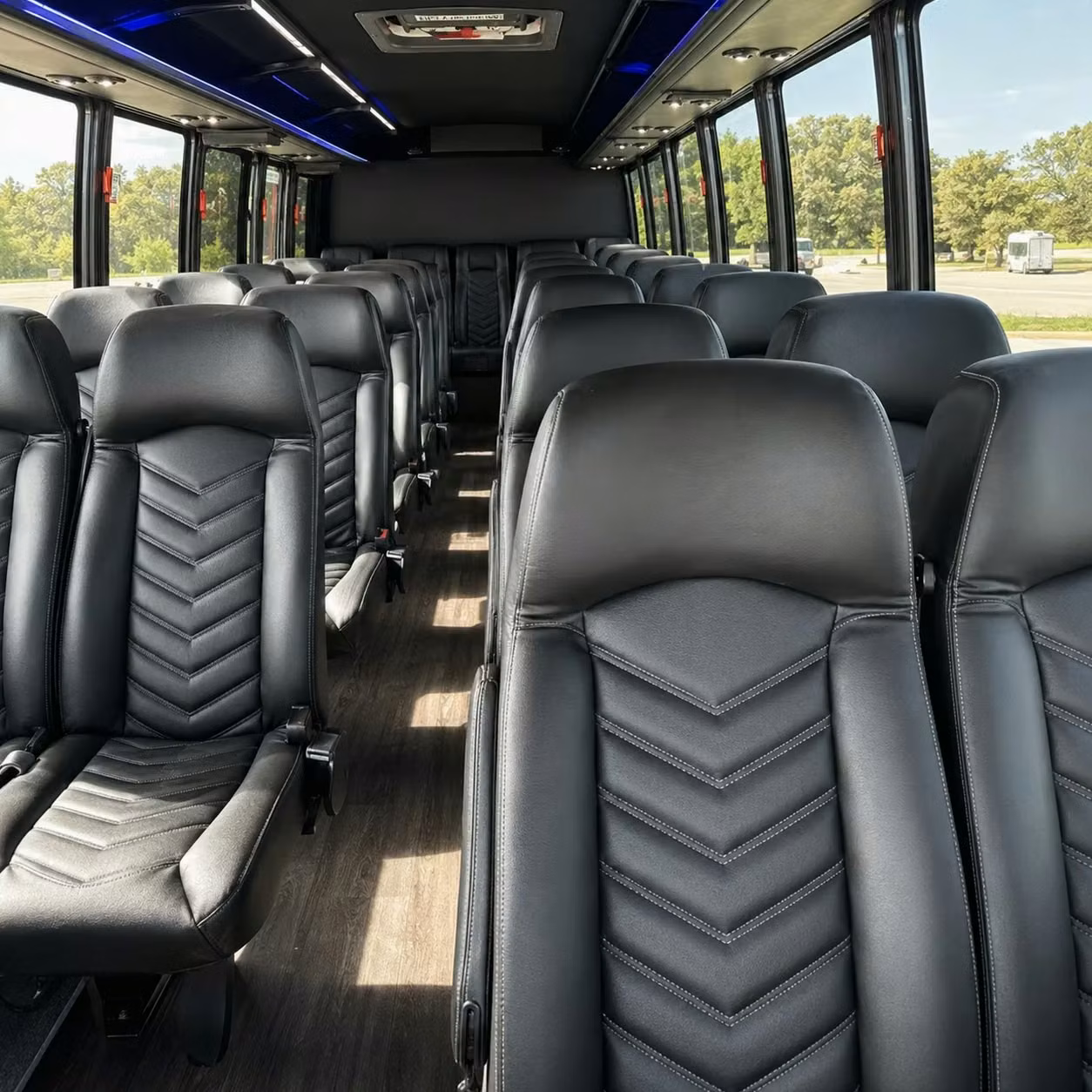 30 passenger minibus interior