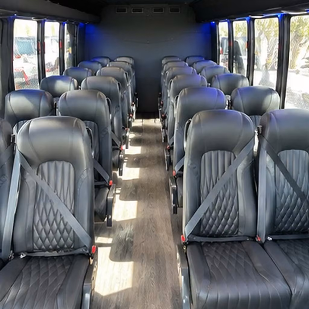 35 passenger minibus interior