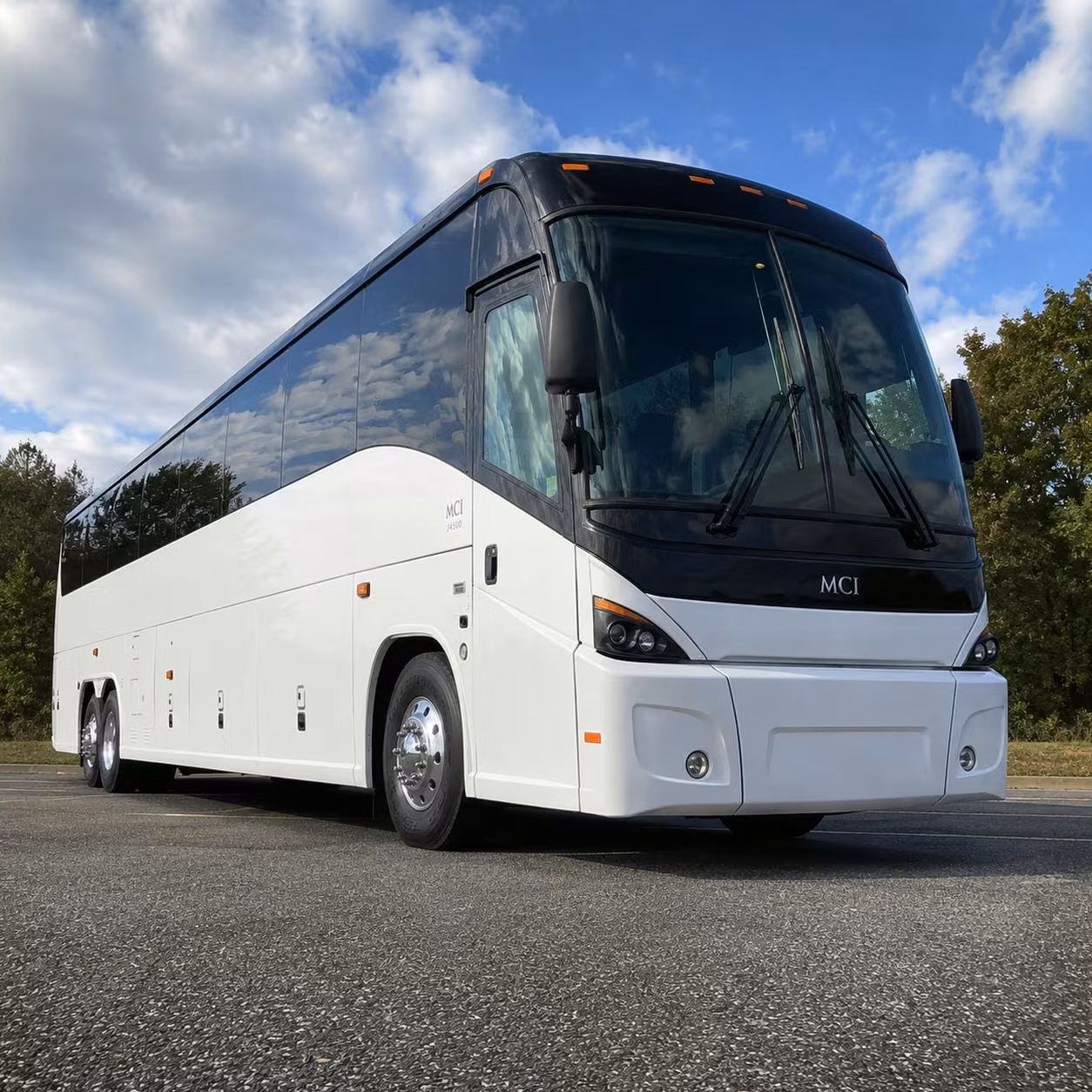 56 passenger charter bus