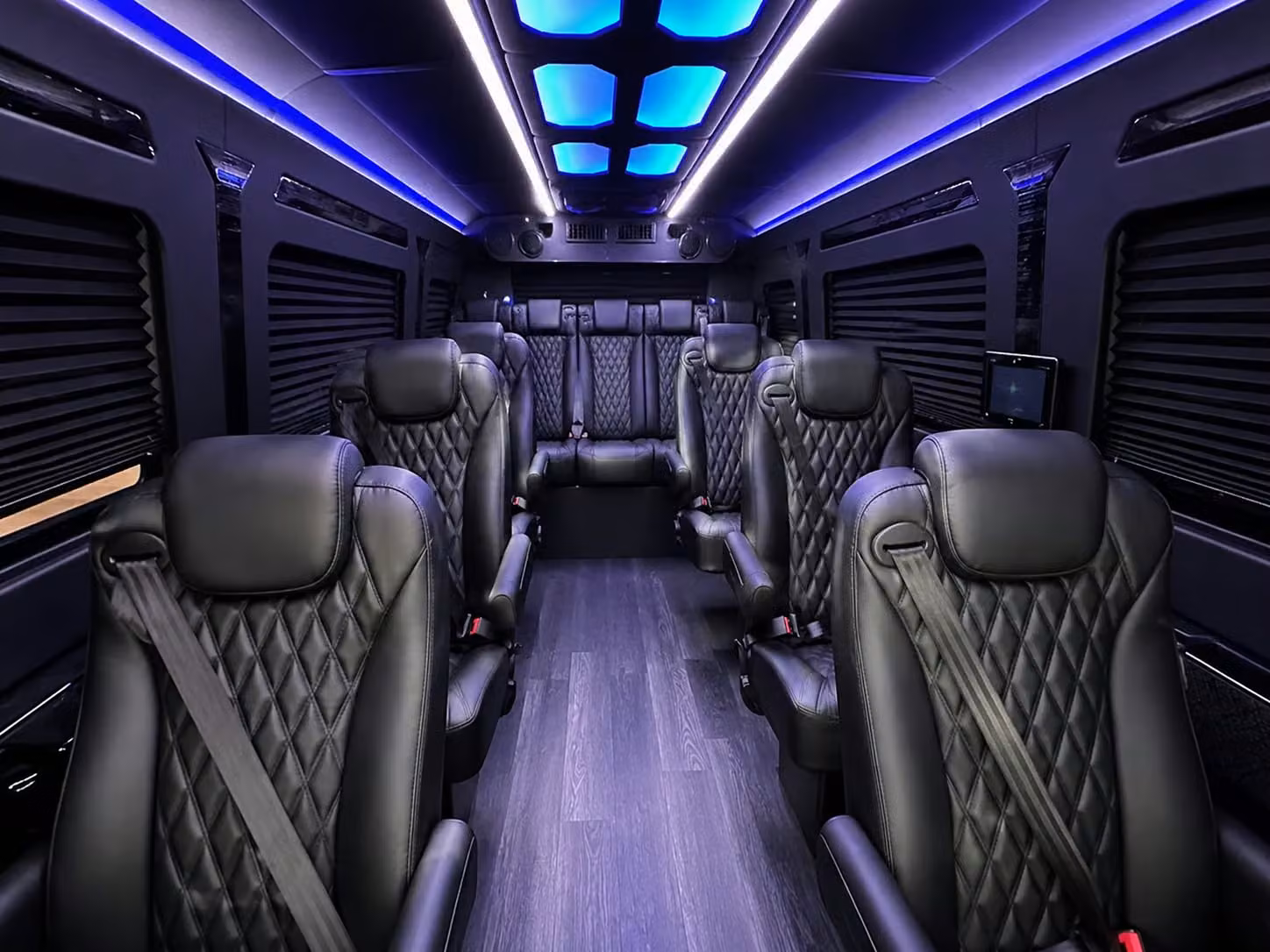 sprinter van with driver inside